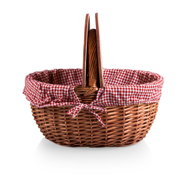 August Grove® Country Picnic Basket & Reviews Wayfair